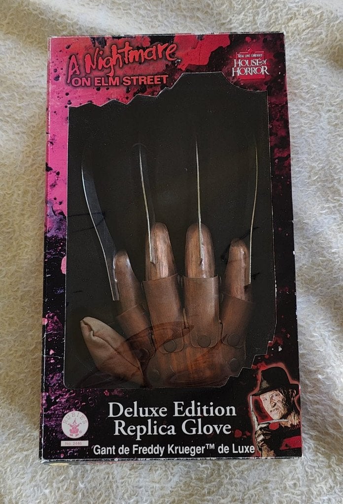 Handschoen Freddy Krueger de Luxe, Ophalen of Verzenden, Zo goed als nieuw, Film, Overige typen