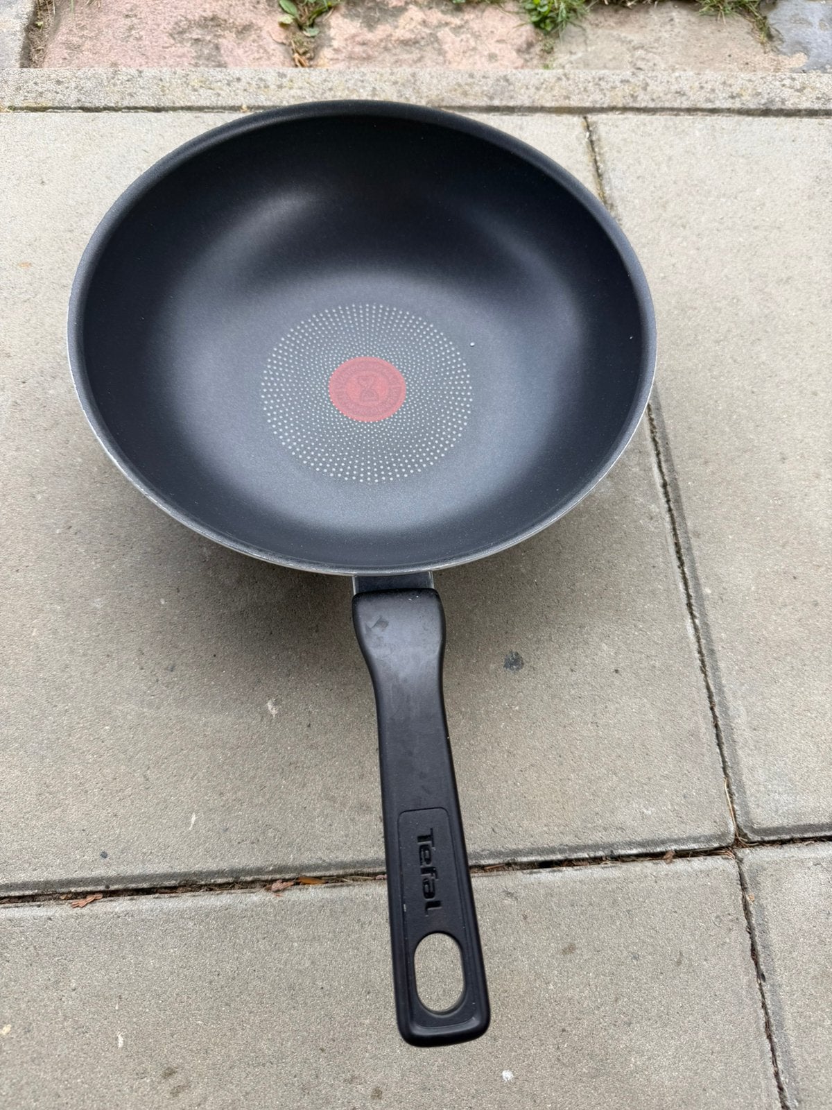 Tefal wok, Ophalen of Verzenden, Zo goed als nieuw, Rvs, Wok