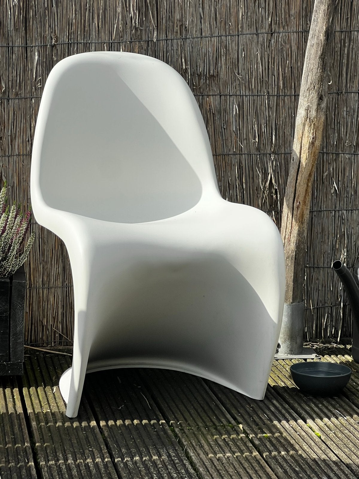 Verner Panton Stoel (Vitra), Ophalen, Wit, Gemerkt, Stoel