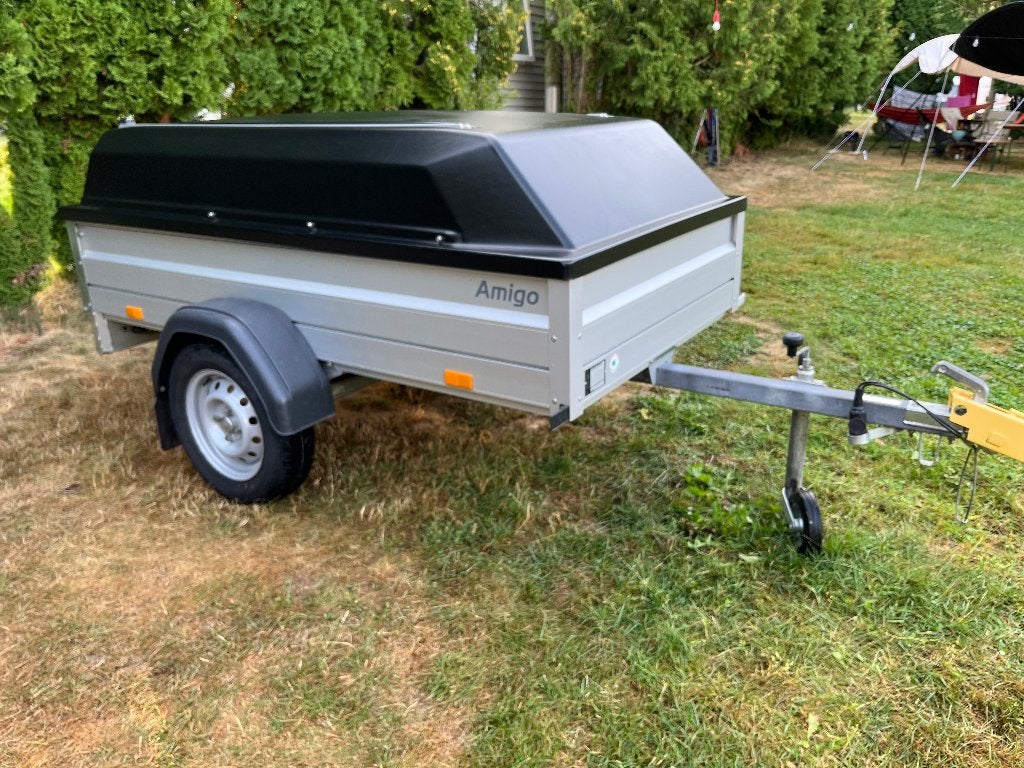 Hapert Amigo bagagewagen - nieuwe banden -recent onderhouden, Ophalen, Gebruikt