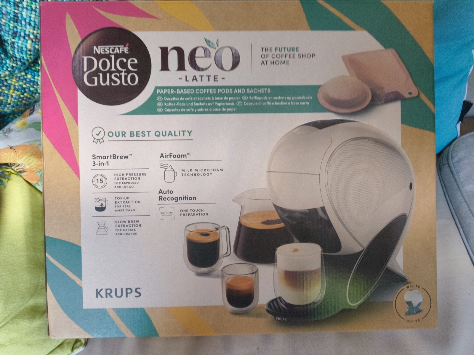 Nescafe Dolce Gusto NEO Koffiemachine - Nieuw in doos, Ophalen of Verzenden, 1 kopje, Koffiepads en cups, Afneembaar waterreservoir