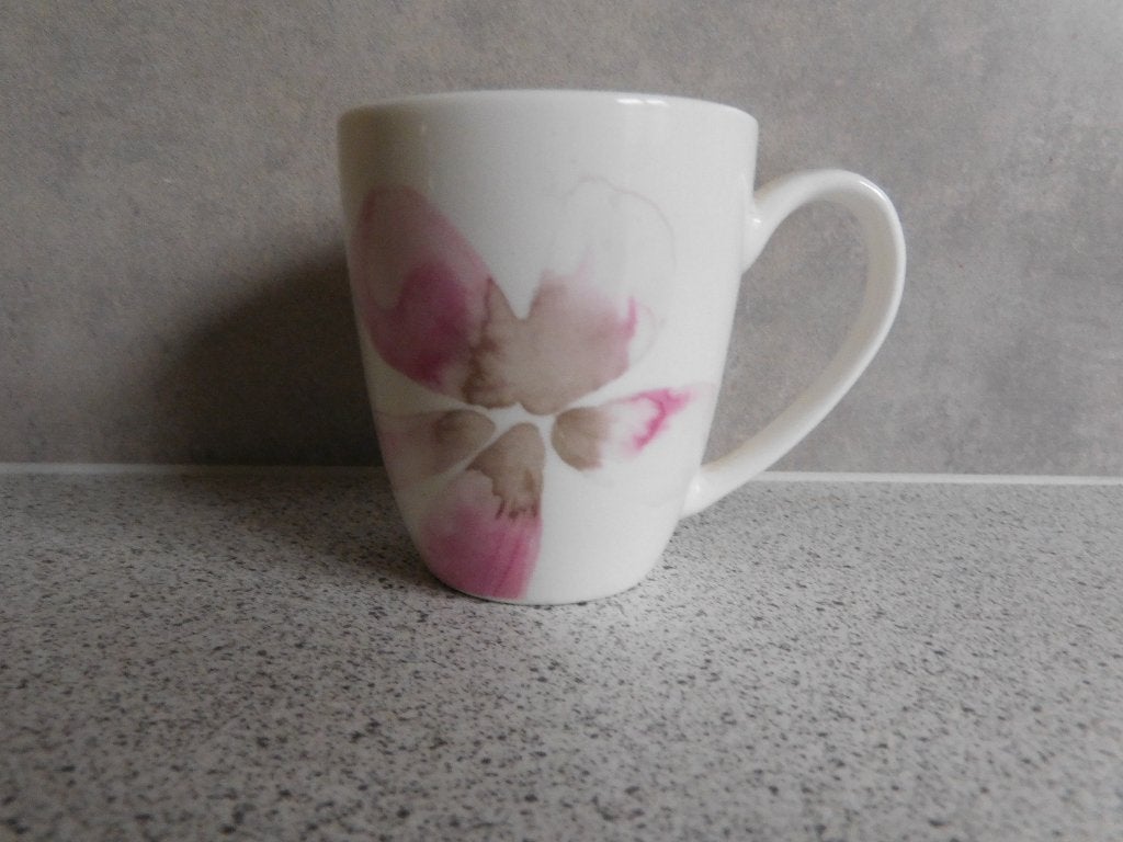 Senseo Mok New Bone China Lathyrus Margriet, Ophalen of Verzenden, Zo goed als nieuw, Overige stijlen, Kop(pen) en/of Schotel(s)