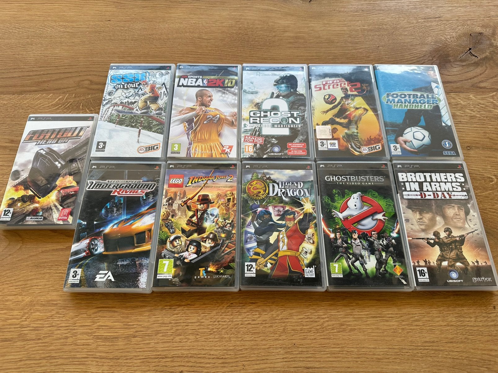 11 Playstation Portable Games PSP Als nieuw, getest compleet, Spelcomputers en Games, Games | Sony PlayStation Portable, Overige genres