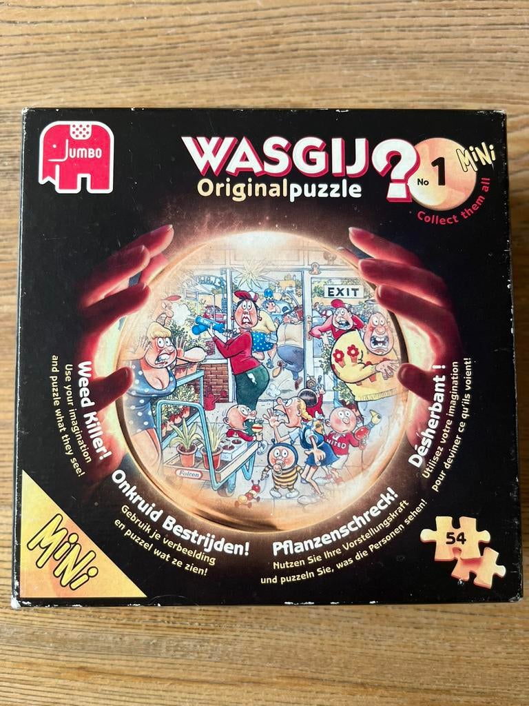 Wasgij puzzel mini - 54 stukjes, Ophalen of Verzenden, Minder dan 500 stukjes, Gebruikt, Legpuzzel