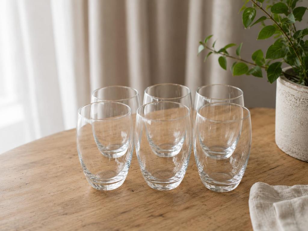 Schott zwiesel 6 mooie kristallen waterglazen, Nieuw, Ophalen of Verzenden, Overige merken, Glas