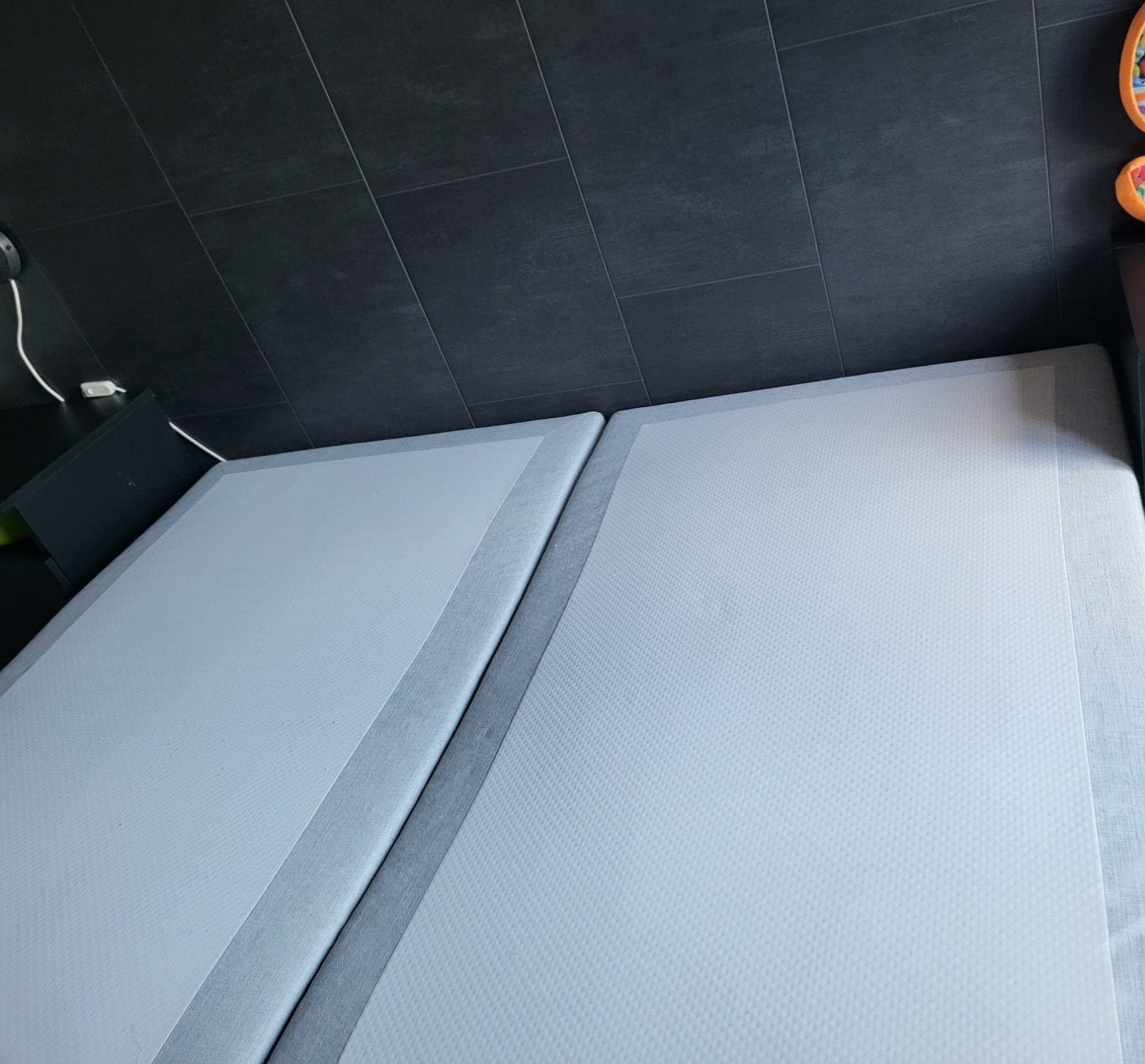 boxspring 180 bij 200, Ophalen, Tweepersoons, 180 cm, 200 cm