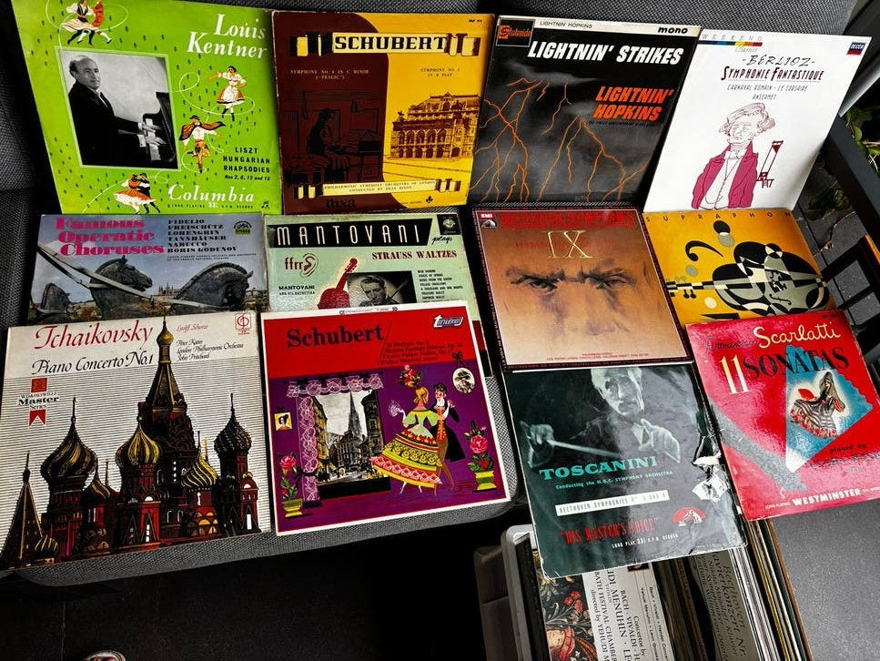 53 klassieke lp’s met nieuwe foto’s, LP, Gebruikt, Verzenden, Overige typen