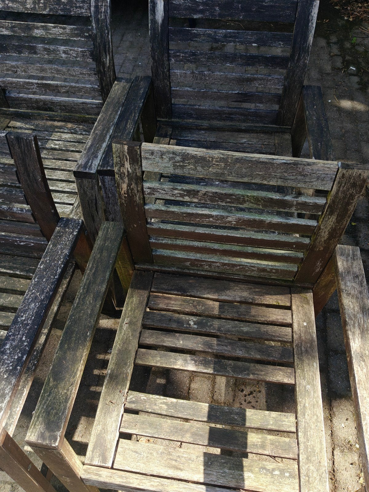 4 IKEA tuinstoelen - opknapper - gratis af te halen, Tuin en Terras, Tuinstoelen, Ophalen