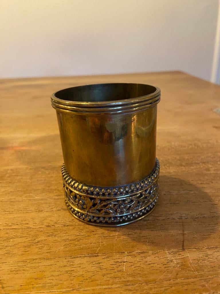 Vintage sigaretten potje of bloempotje, Antiek en Kunst, Ophalen of Verzenden