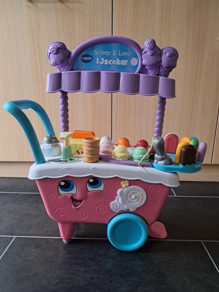V tech ijscokar, Kinderen en Baby's, Ophalen of Verzenden, Zo goed als nieuw, 6 maanden tot 2 jaar