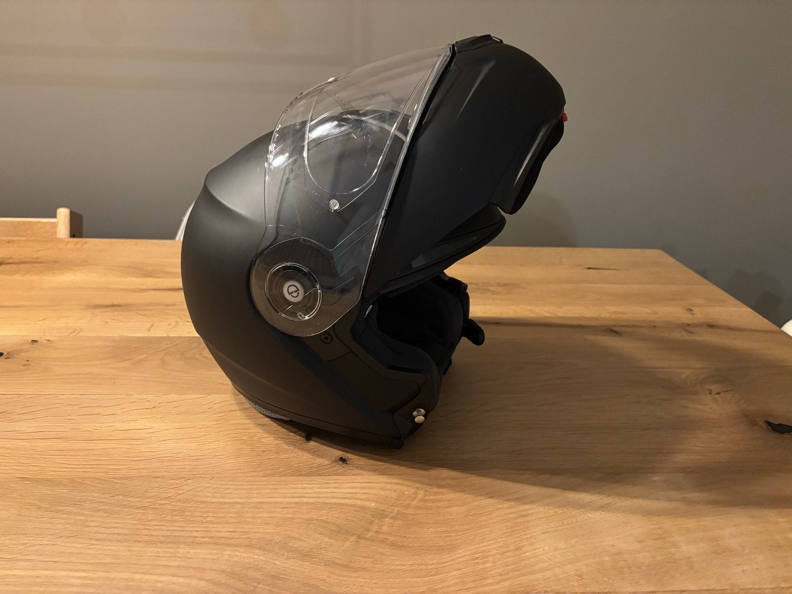 Schuberth C3 Pro mat zwart XL met Sena Sc10 Headset, Motoren, Overige merken, Systeemhelm, Heren, XL