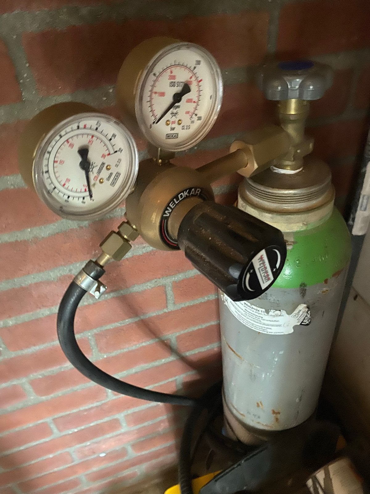 Decamig 415 Lasapparaat met CO2-fles en toebehoren, Ophalen of Verzenden, Gebruikt, 250 ampère of meer, Co2