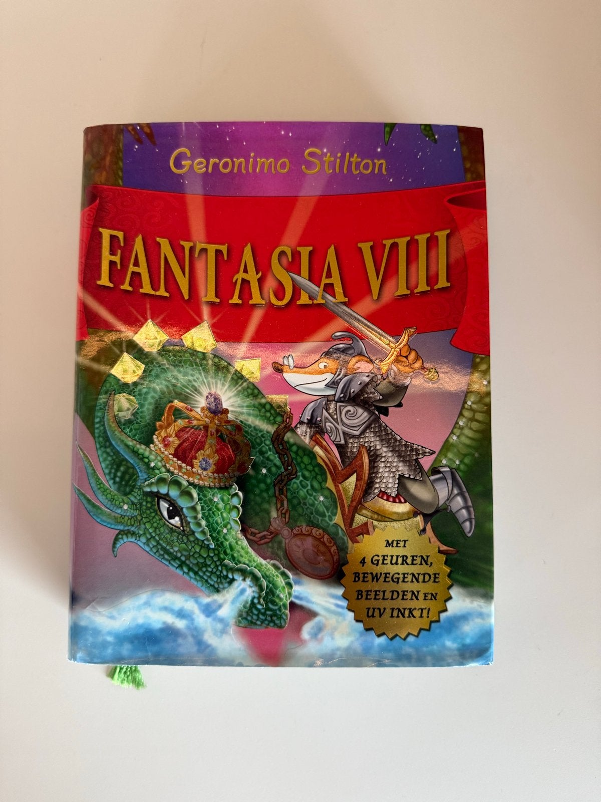 Geronimo Stilton Fantasia VIII - Avontuurlijk Kinderboek, Ophalen of Verzenden, Zo goed als nieuw, Fictie