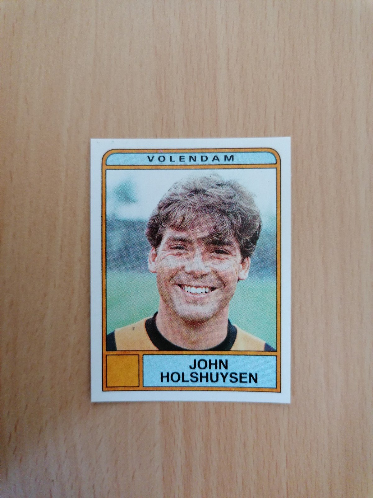 Panini Voetbal 84 #286 John Holshuysen., Verzamelen, Ophalen of Verzenden, Zo goed als nieuw, Ajax, Poster, Plaatje of Sticker