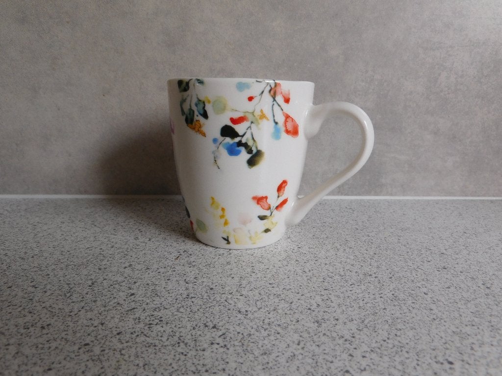Senseo Mok Bloemen Sharon by ter Steege, Huis en Inrichting, Keuken | Servies, Zo goed als nieuw, Overige stijlen, Jet by Ter Steege
