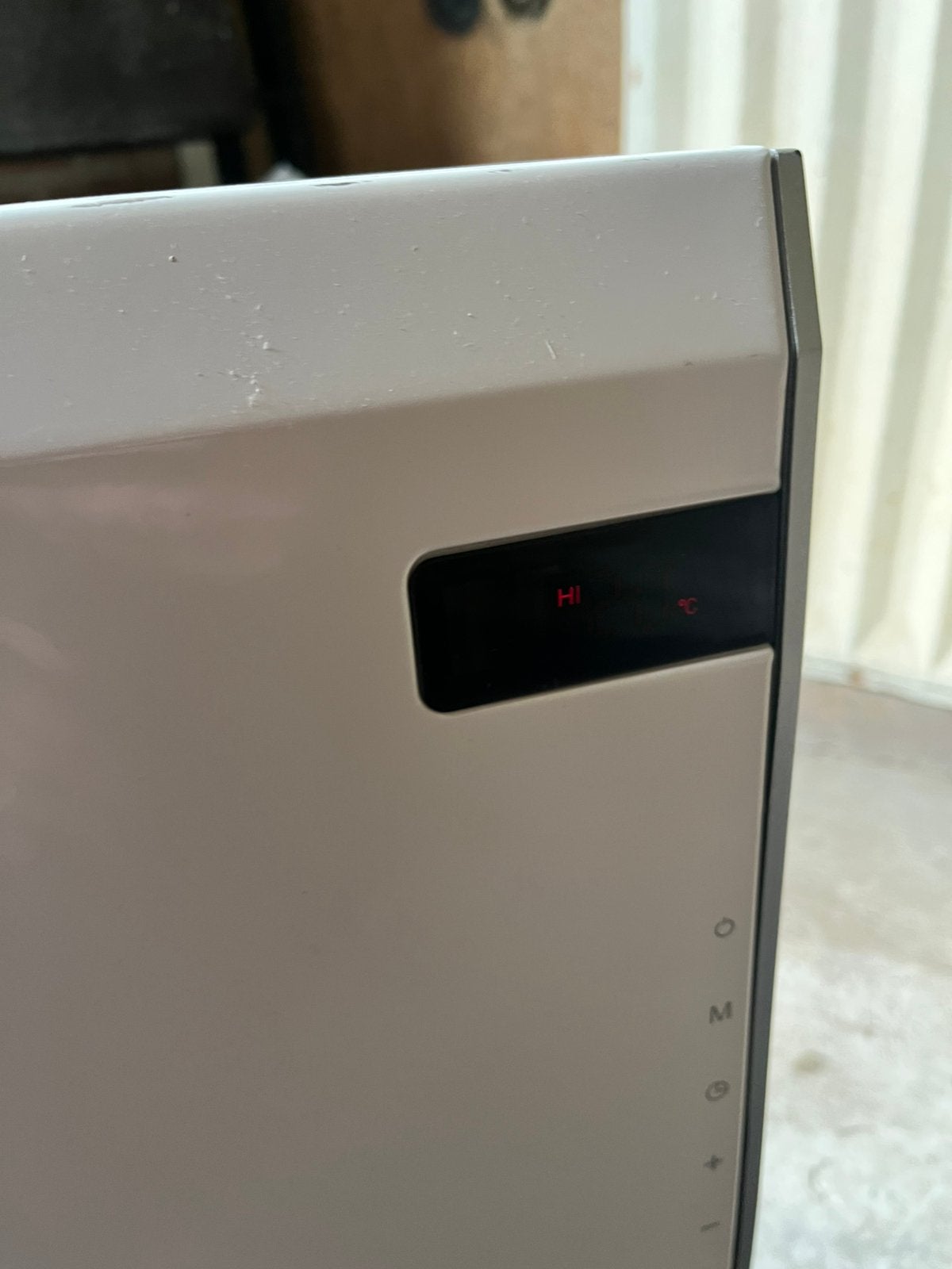 Elektrische convectorkachel / paneelverwarming, Ophalen, 30 tot 80 cm, Kachel, Zo goed als nieuw