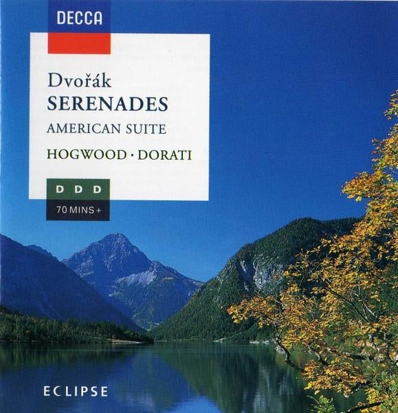 DVORAK Serenades CD HOGWOOD DORATI DECCA ECLIPSE, Ophalen of Verzenden, Romantiek, Gebruikt, Orkest of Ballet