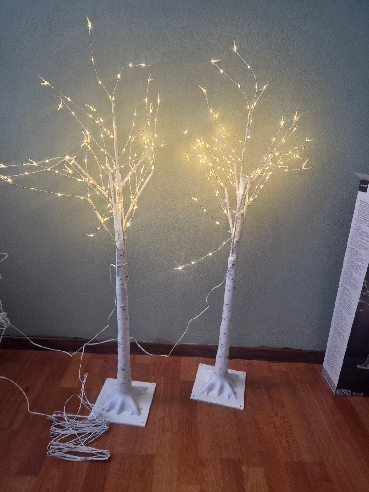 2x NIEUWE LED lichtboom 120 cm – warmwit – binnen & buiten, Ophalen, Nieuw, 100 tot 150 cm