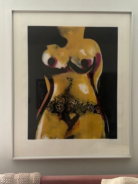 HERMAN BROOD TORSO, Antiek en Kunst, Gesigneerd, Ophalen of Verzenden, Zeefdruk