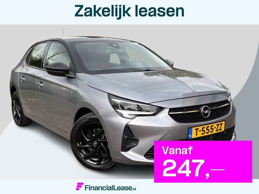 Opel Corsa 1.2 GS Line 102pk 5 deurs | Zwarte velgen | LED K, Voorwielaandrijving, Stof, Gebruikt, Euro 6