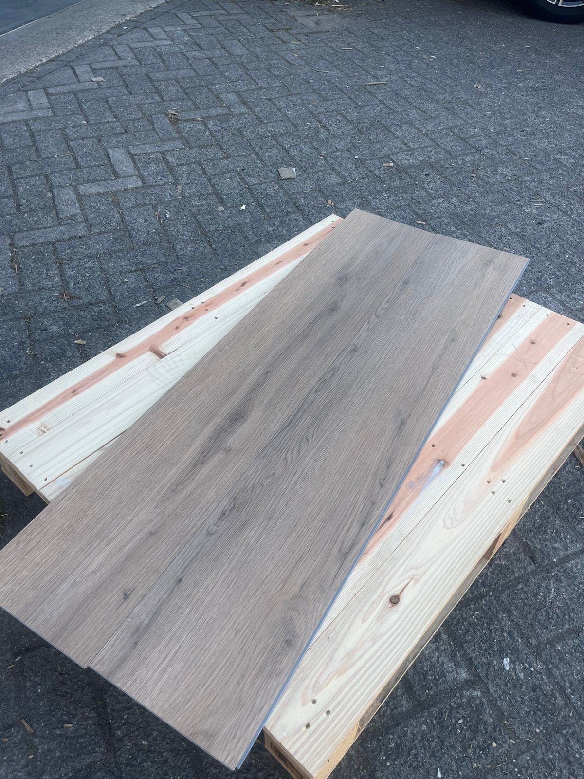 Pvc Click nieuw 11,2m2, Ophalen, Kunststof, 50 tot 150 cm, Overige typen