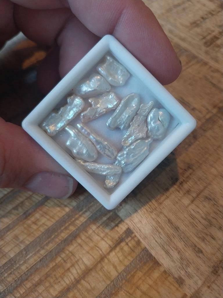 Lot met kleine grillige parels, Sieraden, Tassen en Uiterlijk, Edelstenen, Ophalen of Verzenden, Zo goed als nieuw