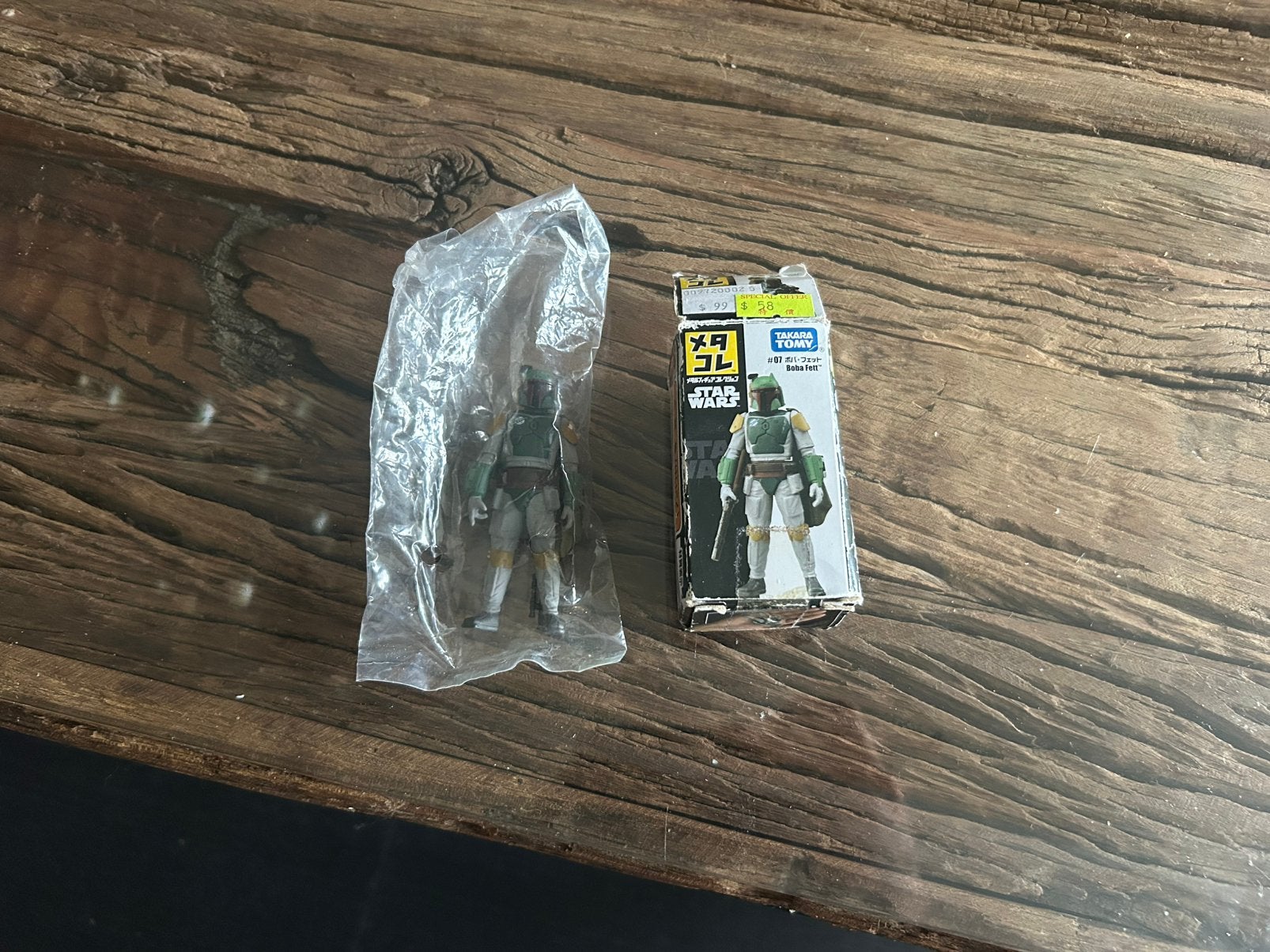 Takara Star Wars Boba Fett, Ophalen of Verzenden, Zo goed als nieuw, Actiefiguurtje