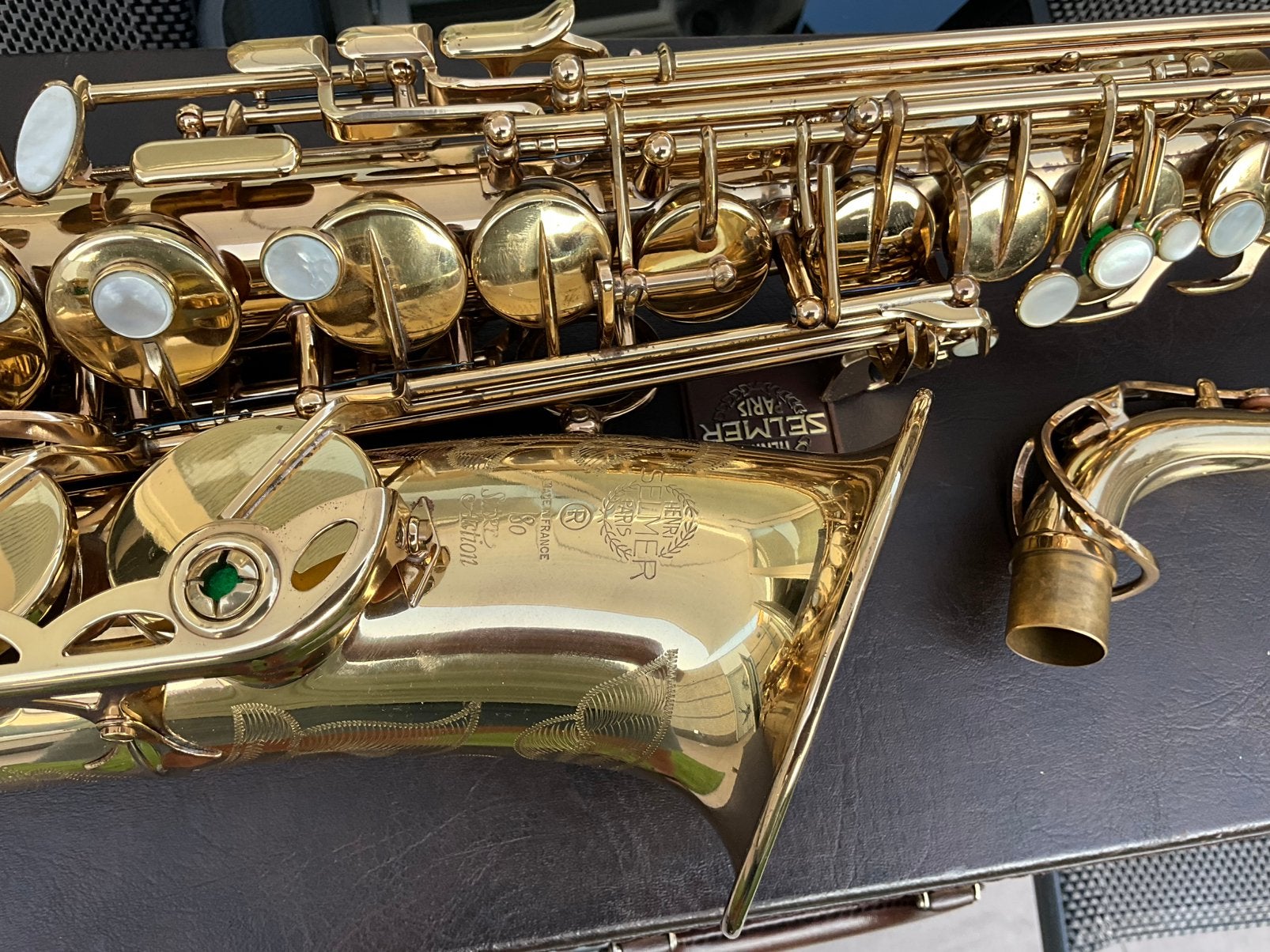 Selmer Paris SA80 altsaxofoon - gereviseerd, Ophalen of Verzenden, Zo goed als nieuw, Alt, Met koffer