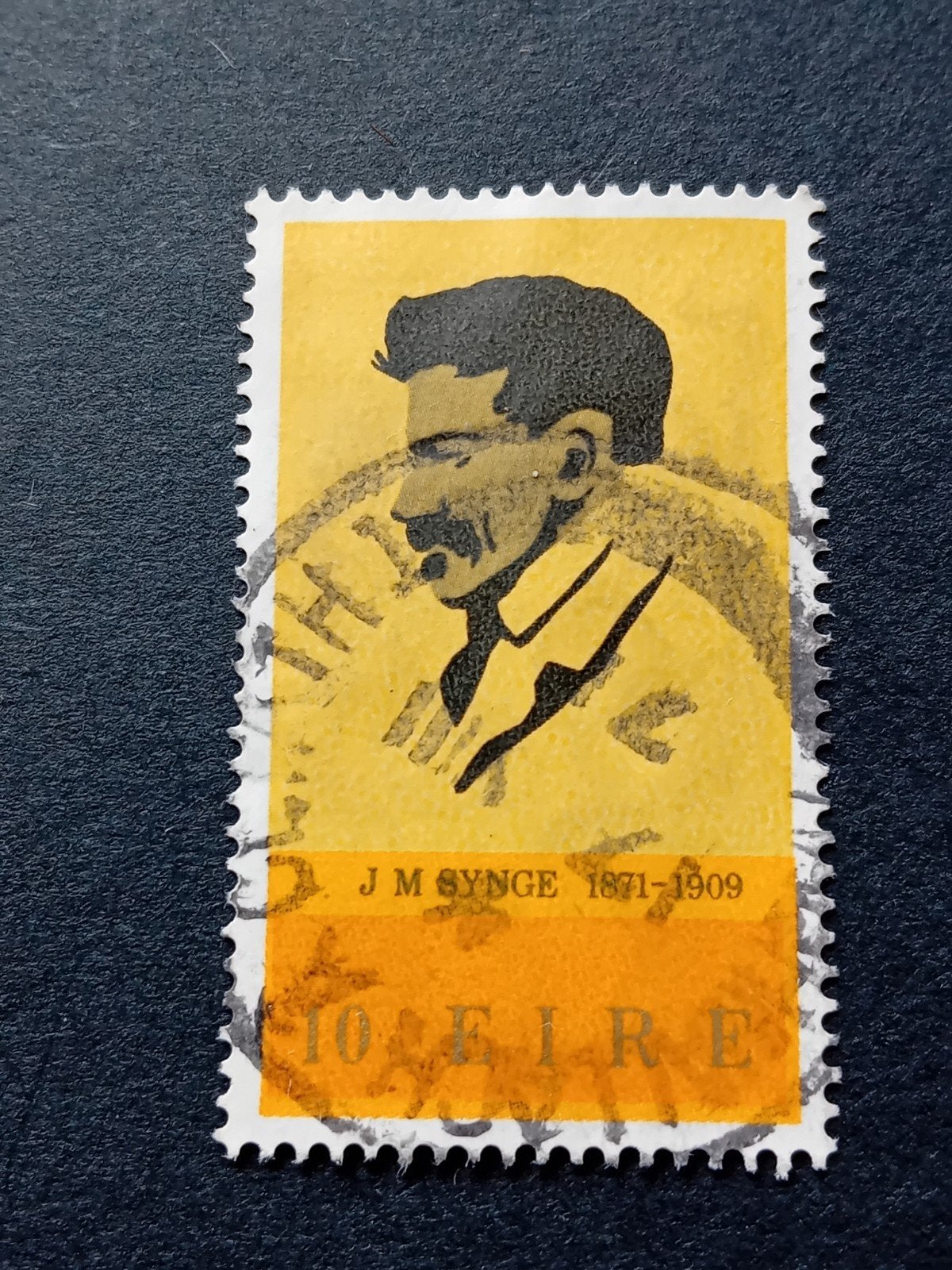 Ierse postzegel J.M. Synge 1871-1909, 10 pence, Ophalen of Verzenden, Overige landen