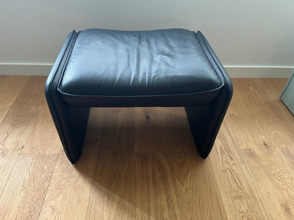 Leolux Bora Bora hocker, Ophalen, Gebruikt, 50 tot 75 cm, Leer