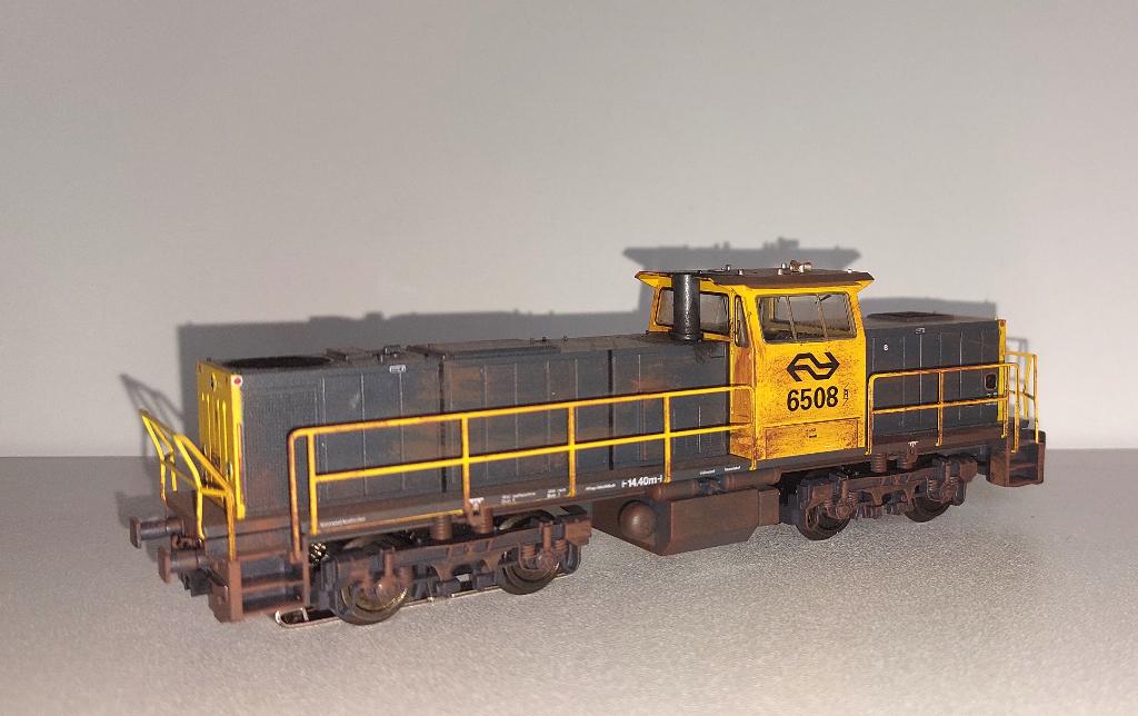 Marklin H0 33644 - Dig diesel loc DE6400 MAK v.d. NS in ovp, Wisselstroom, Locomotief, Ophalen of Verzenden, Märklin