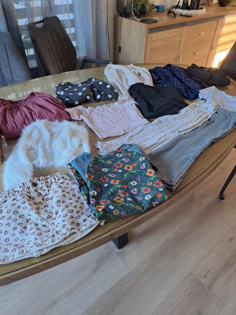 Meisjeskleding pakket maat 122/128, Kinderen en Baby's, Kinderkleding | Maat 122, Ophalen of Verzenden, Zo goed als nieuw, Meisje