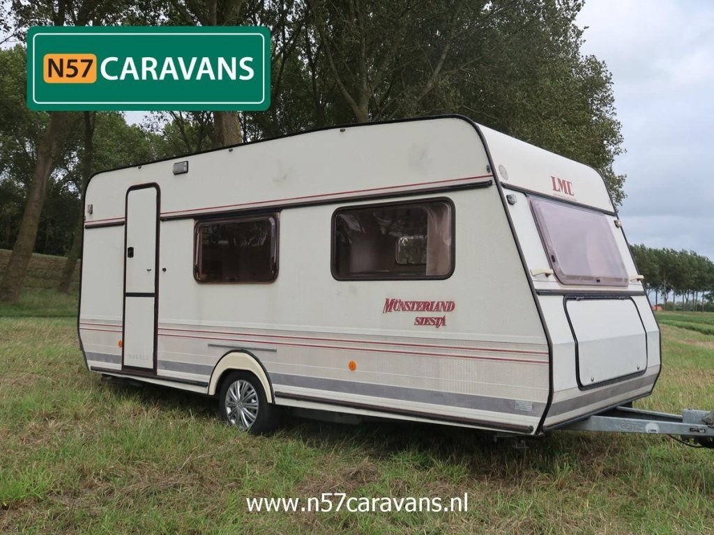 LMC Munsterland 480 TK / stapelbed / 5-persoons, Caravans en Kamperen, 750 - 1000 kg, LMC en Münsterland, Tot en met 5, Bedrijf