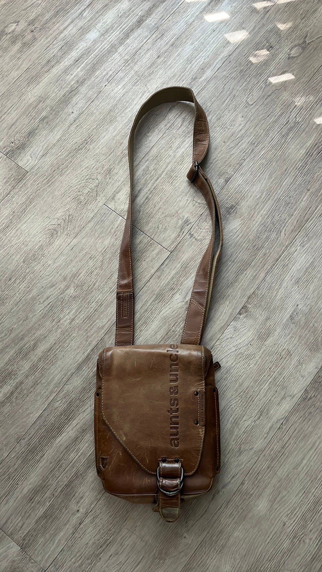 Schouder tas aunts & uncles, Ophalen of Verzenden, Zo goed als nieuw, Zwart
