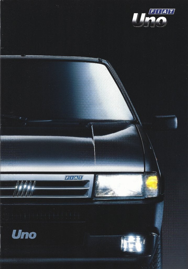 Brochure Fiat Uno 1989, Ophalen of Verzenden, Gelezen, Overige merken