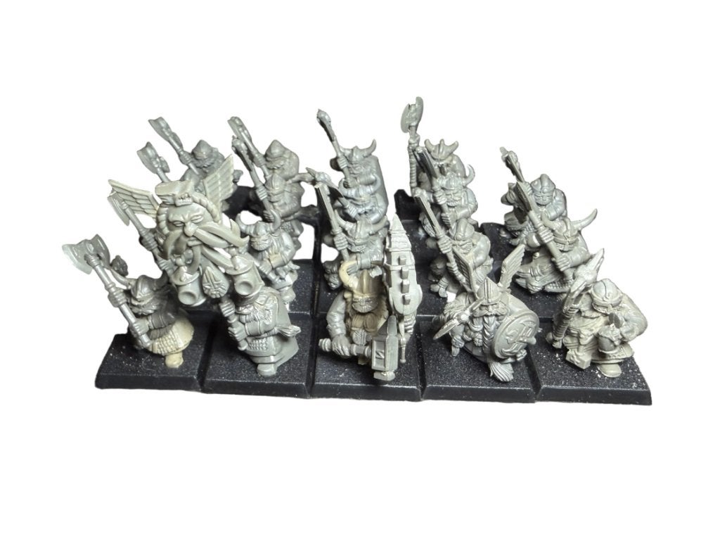 Warhammer Fantasy Old World Dwarf Warriors Great Weapons, ., Warhammer, Ophalen of Verzenden, Zo goed als nieuw