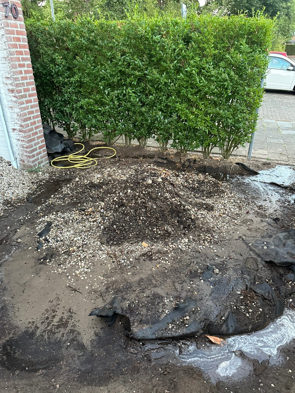 Grond , grind stapel, Ophalen