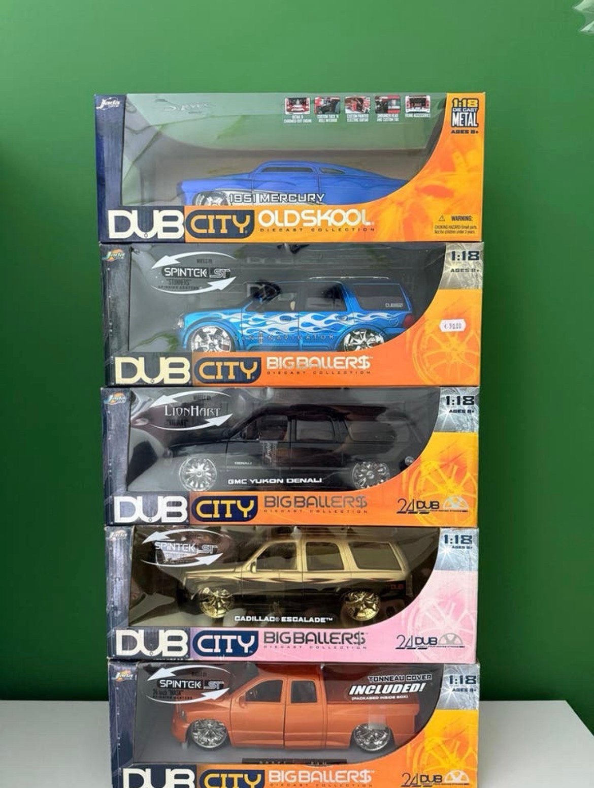 Jada Toys Dub City Big Ballers Old Skool 1:18, Ophalen of Verzenden, Zo goed als nieuw