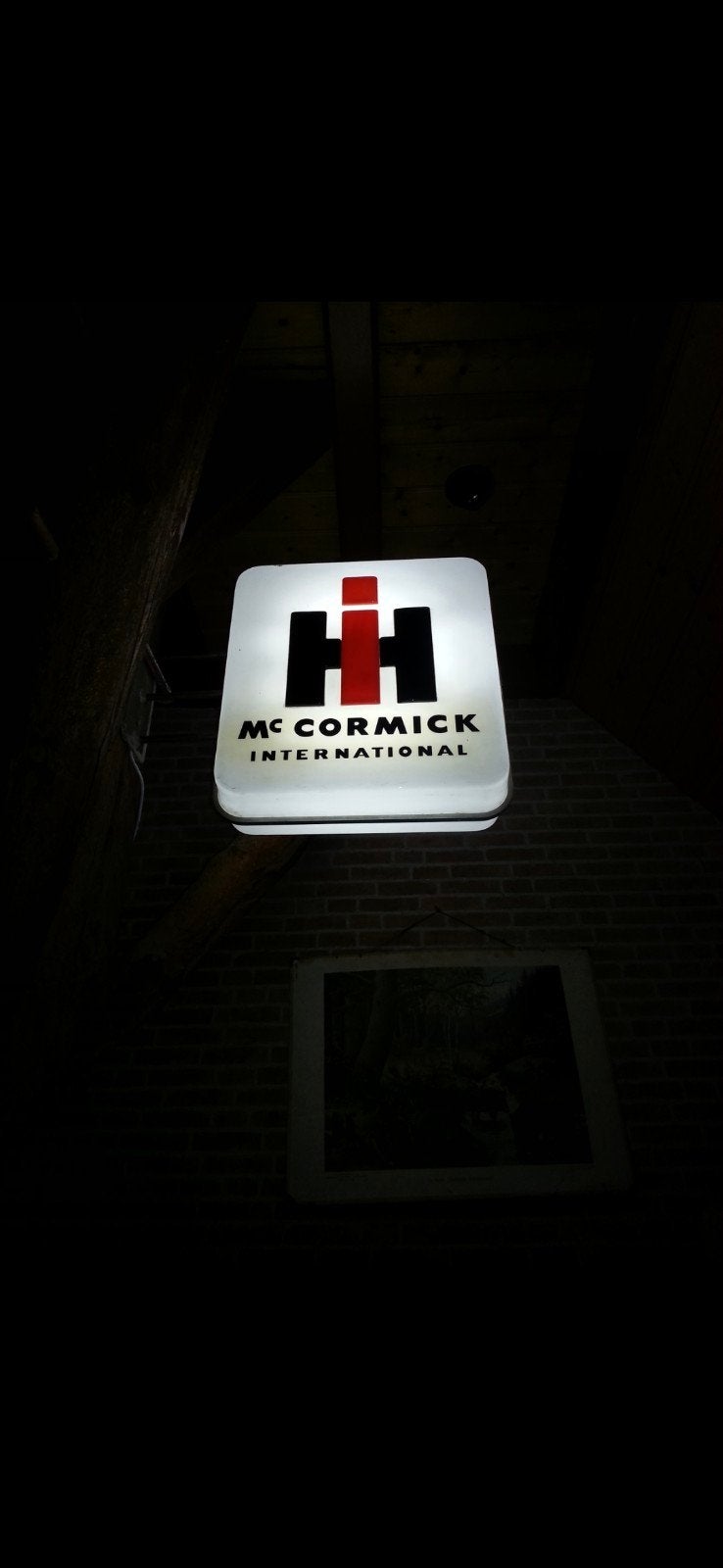 Oude lichtbak ih cormick international tractor, Ophalen, Gebruikt, Lichtbak of (neon) lamp