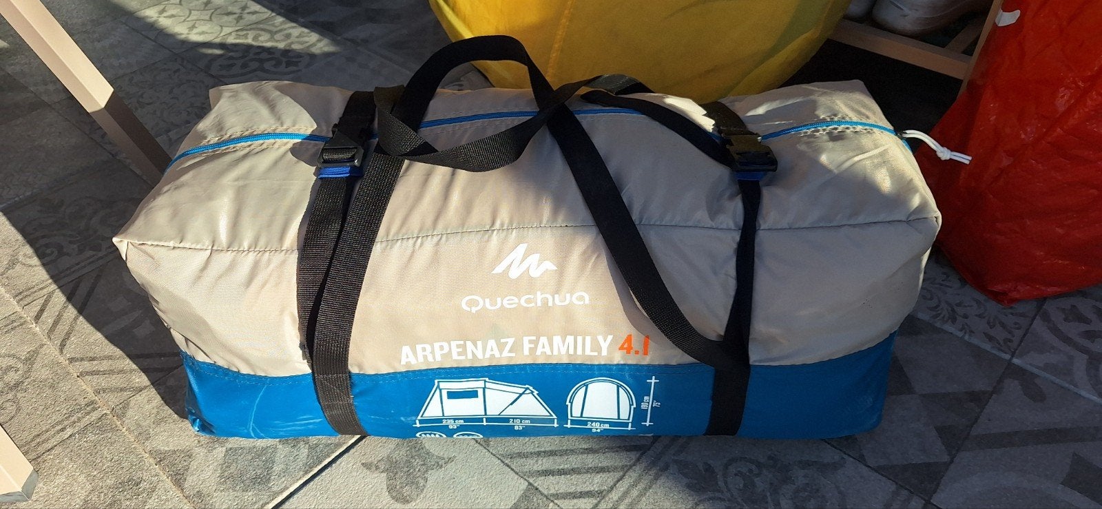Quechua Arpenaz Family 4.1 Familietent, Ophalen, Gebruikt, Tot en met 4