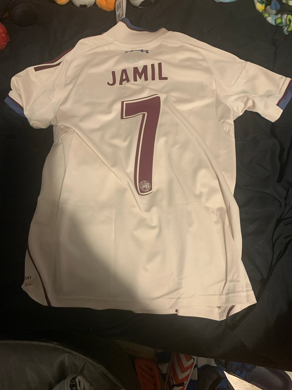 Officieel Ajax Voetbalshirt - Jamil #7, Maat 52/54 (L), Wit, Nieuw, Ophalen of Verzenden