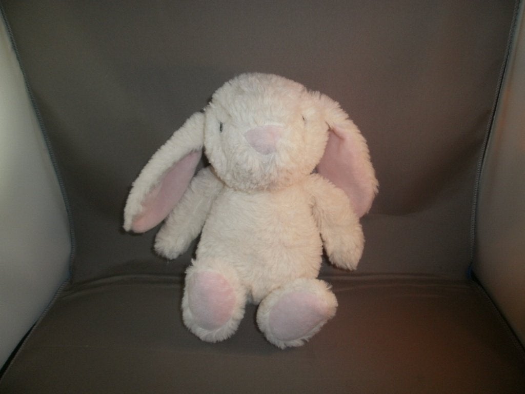 zd trading konijn wit roze neus en oren pootzolen harig 38cm, Overige merken, Overige karakters, Ophalen of Verzenden, Wasbaar