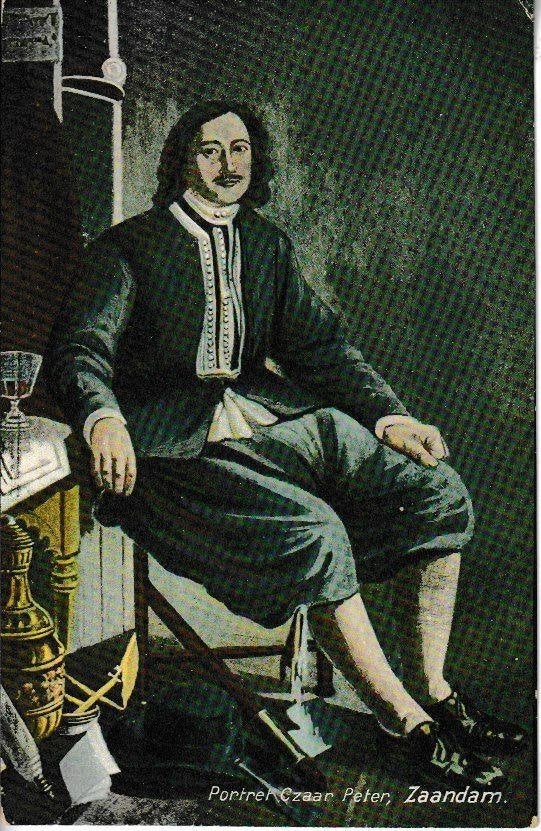 ZAANDAM - PORTRET CZAAR PETER, Ophalen of Verzenden, Voor 1920, Ongelopen, Noord-Holland
