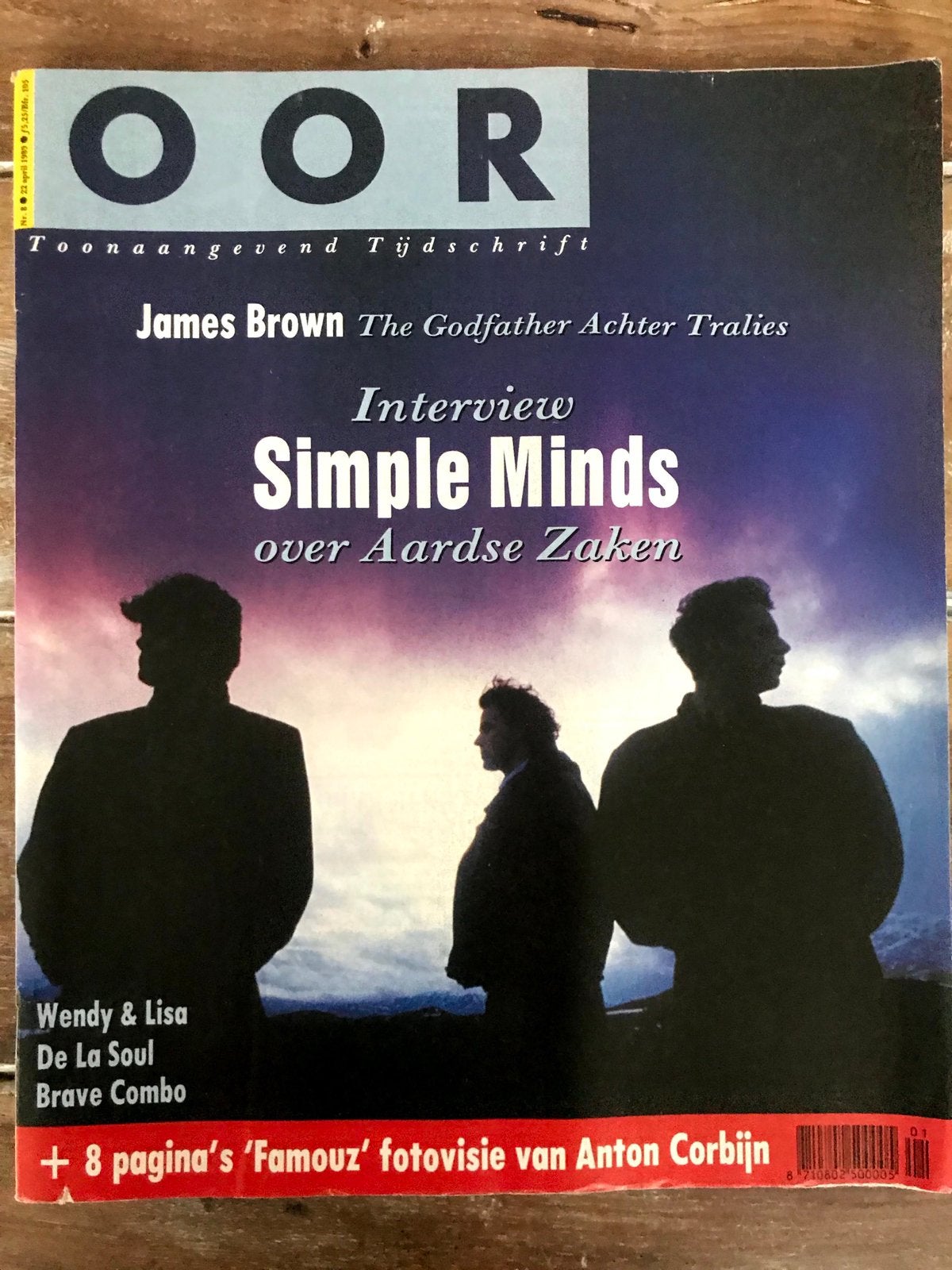 OOR Magazine 1989 SIMPLE MINDS James Brown U2 Wendy & Lisa, Boeken, Ophalen of Verzenden, Zo goed als nieuw, Muziek, Film of Tv