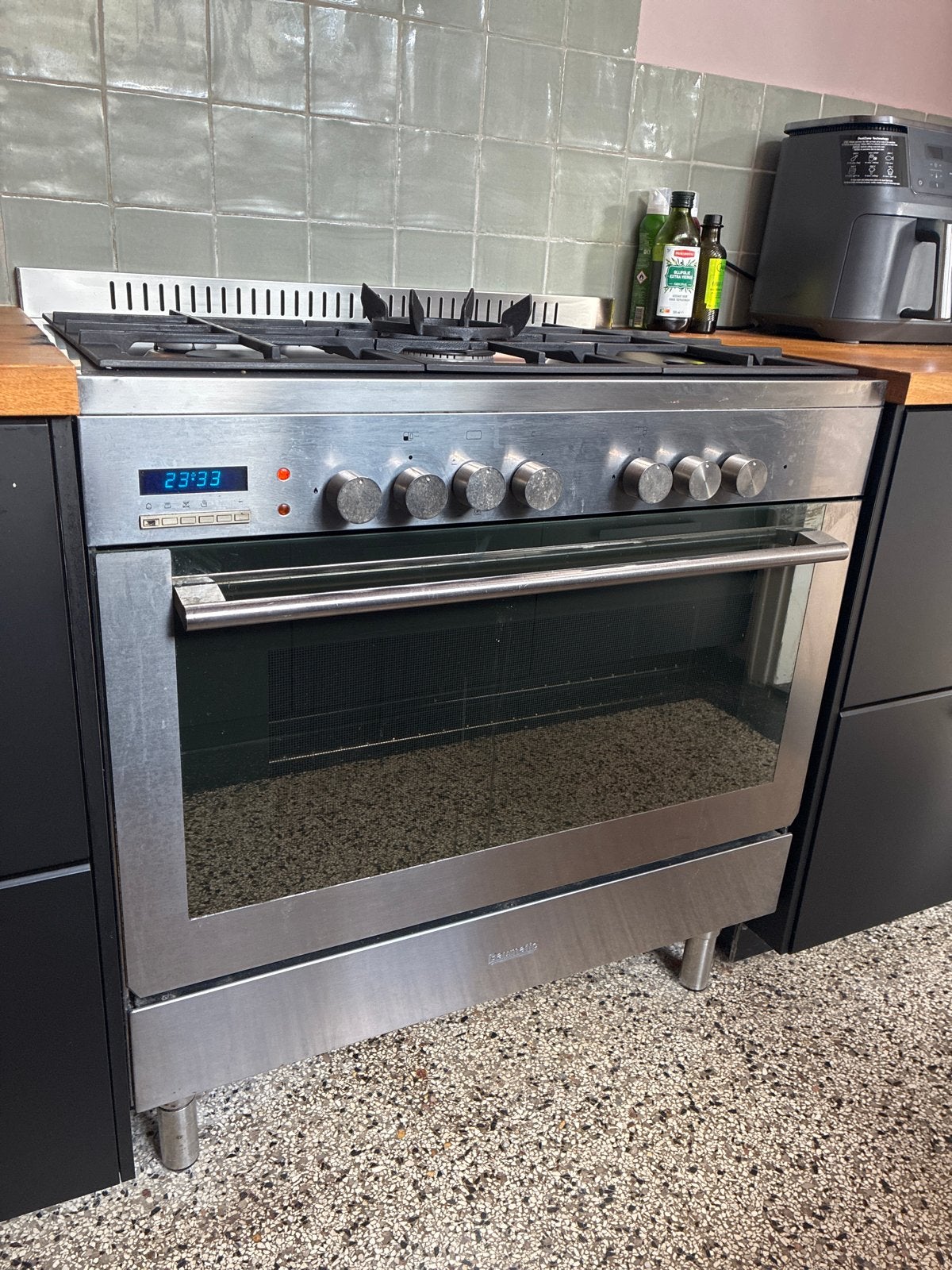 Baumatic 5-pits gasfornuis met oven - 90 cm, Ophalen, Gebruikt, 60 cm of meer, Gas