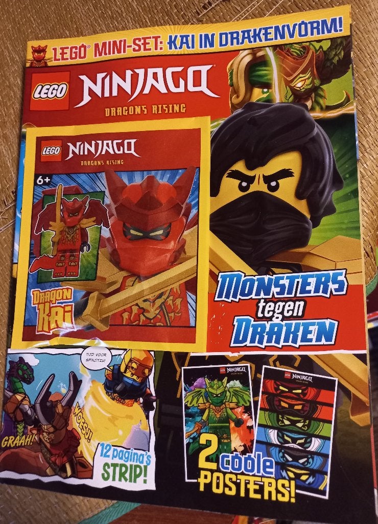 Lego Ninjago Dragon Kai , in zakje op magazine nieuw ongebru, Ophalen of Verzenden, Nieuw