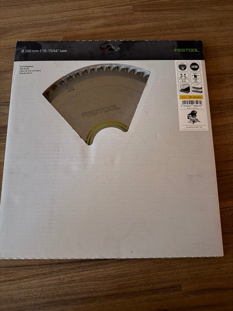Nieuw zaagblad festool KAPEX KS88/120 wood fine cut W60, Ophalen of Verzenden, Nieuw