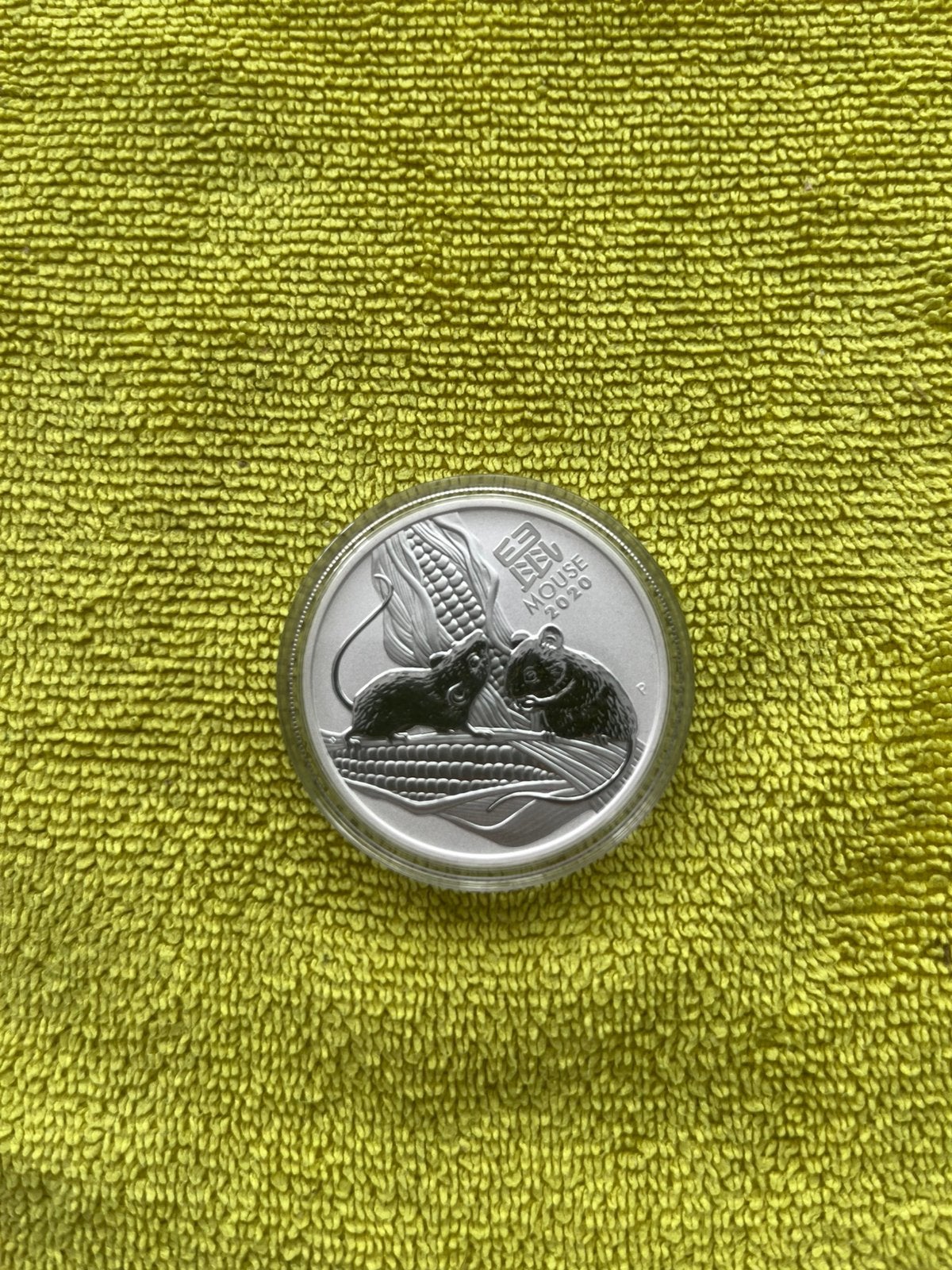 Australia 🇨🇰Lunar 3 Mouse 🐁1 ounce 2020., Ophalen of Verzenden, Zilver