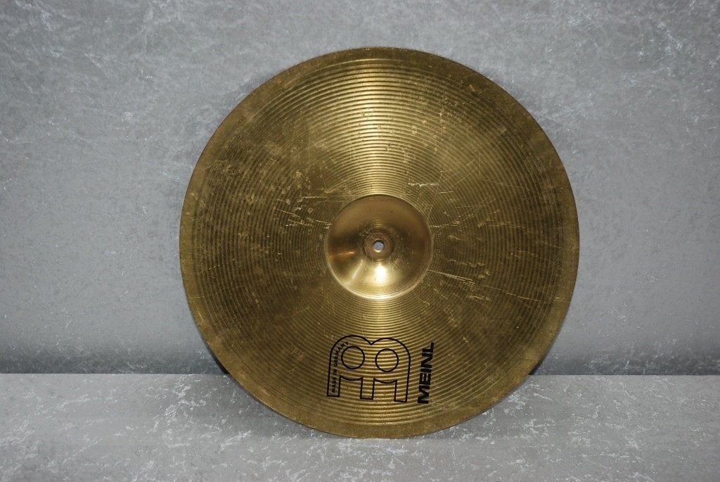 Meinl Meteor brass crash 1495gr. 18 inch  <25252095>, Gebruikt, ., Drums of Percussie, Ophalen of Verzenden