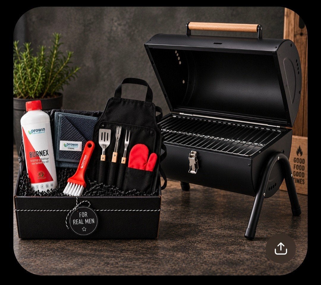 Kerst/Cadeaupakket: BBQ Grill & Accessoires voor elk budget, Ophalen of Verzenden, Nieuw, Prowin